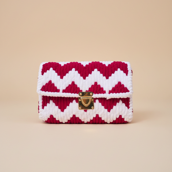 CHERRY SWIRL CROCHET HERBAGS
